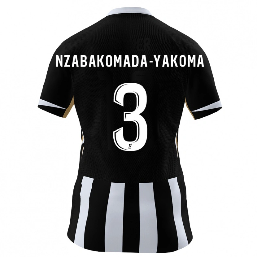 Danxen Kinder Raphaël Nzabakomada-Yakoma #3 Schwarz Blau Heimtrikot Trikot 2026/27 T-Shirt Österreich