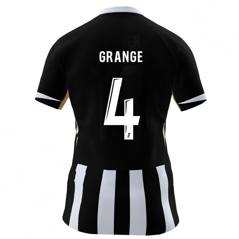 Danxen Kinder Moussa Grange #4 Schwarz Blau Heimtrikot Trikot 2026/27 T-Shirt Österreich