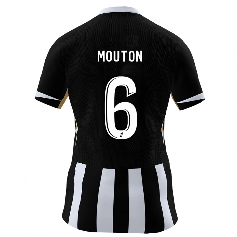 Danxen Kinder Louis Mouton #6 Schwarz Blau Heimtrikot Trikot 2026/27 T-Shirt Österreich