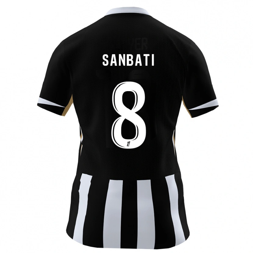 Danxen Kinder Salim Sanbati #8 Schwarz Blau Heimtrikot Trikot 2026/27 T-Shirt Österreich