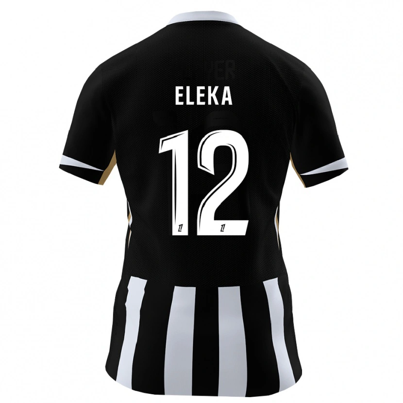 Danxen Kinder Nathan Eleka #12 Schwarz Blau Heimtrikot Trikot 2026/27 T-Shirt Österreich