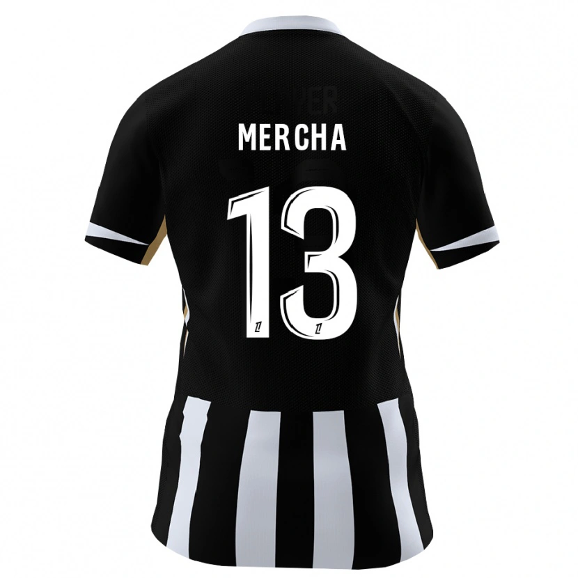 Danxen Kinder Yanis Mercha #13 Schwarz Blau Heimtrikot Trikot 2026/27 T-Shirt Österreich