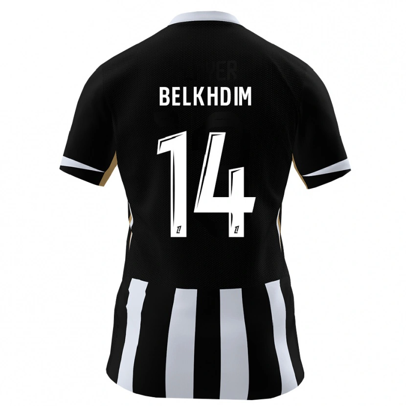 Danxen Kinder Yassin Belkhdim #14 Schwarz Blau Heimtrikot Trikot 2026/27 T-Shirt Österreich