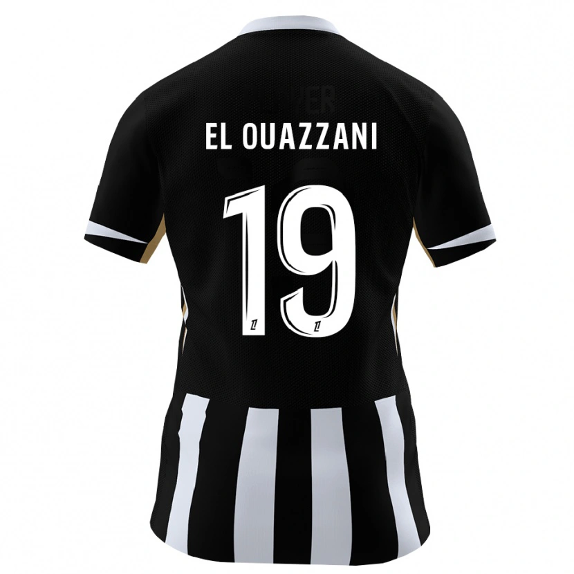 Danxen Kinder Amine El Ouazzani #19 Schwarz Blau Heimtrikot Trikot 2026/27 T-Shirt Österreich