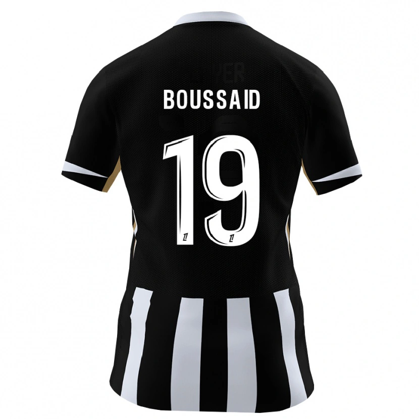 Danxen Kinder Willsem Boussaid #19 Schwarz Blau Heimtrikot Trikot 2026/27 T-Shirt Österreich