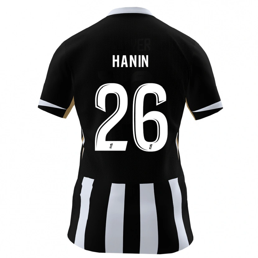 Danxen Kinder Florent Hanin #26 Schwarz Blau Heimtrikot Trikot 2026/27 T-Shirt Österreich