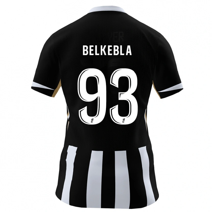 Danxen Kinder Haris Belkebla #93 Schwarz Blau Heimtrikot Trikot 2026/27 T-Shirt Österreich