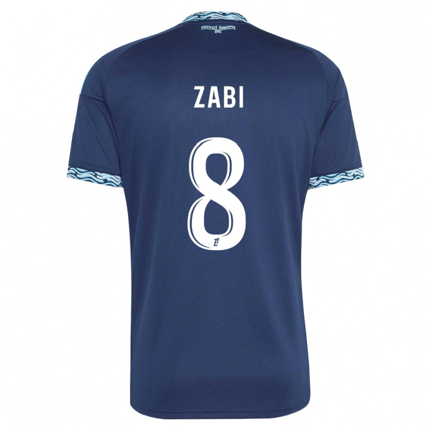 Danxen Kinder Patrick Zabi #8 Stahlblau Weiß Heimtrikot Trikot 2026/27 T-Shirt Österreich