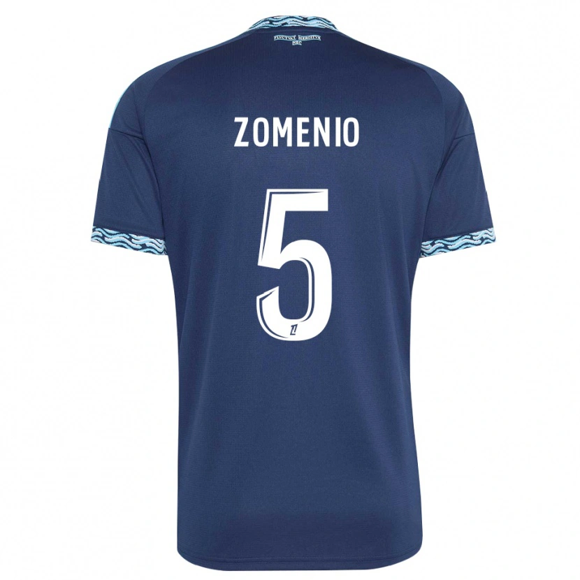 Danxen Kinder Paco Zomenio #5 Stahlblau Weiß Heimtrikot Trikot 2026/27 T-Shirt Österreich