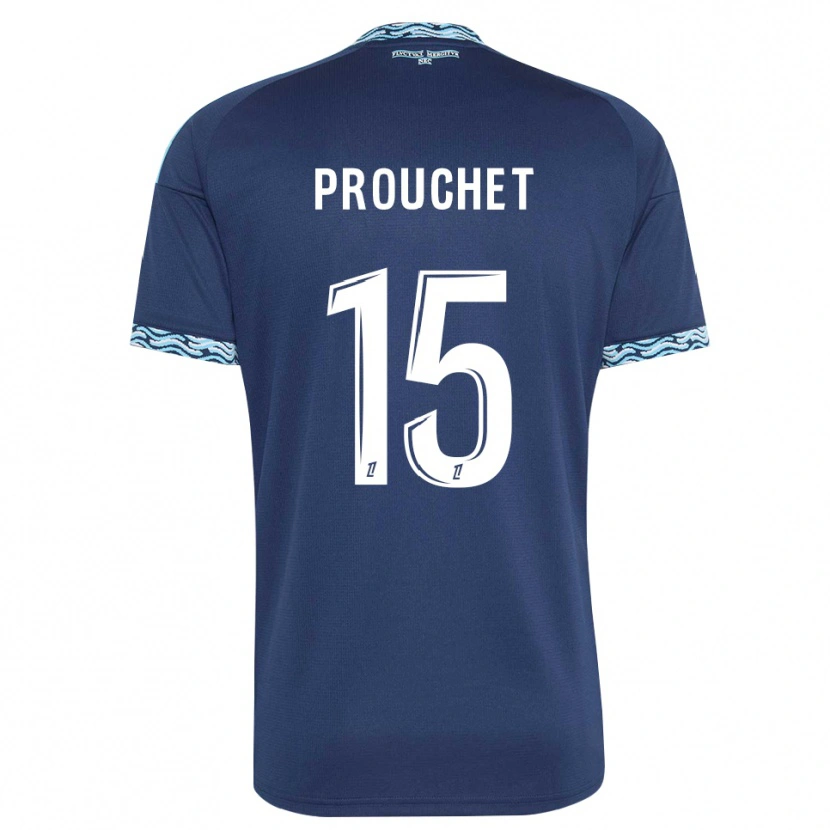 Danxen Kinder Killian Prouchet #15 Stahlblau Weiß Heimtrikot Trikot 2026/27 T-Shirt Österreich