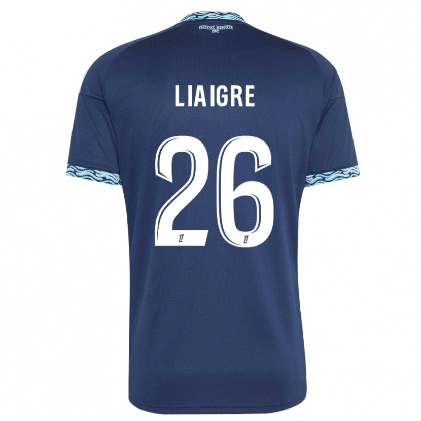Danxen Kinder Fiona Liaigre #26 Stahlblau Weiß Heimtrikot Trikot 2026/27 T-Shirt Österreich