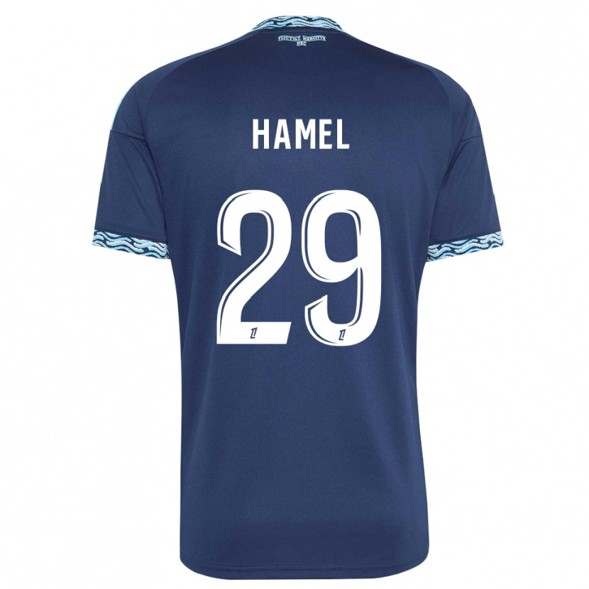 Danxen Kinder Pierre-Yves Hamel #29 Stahlblau Weiß Heimtrikot Trikot 2026/27 T-Shirt Österreich