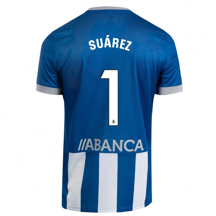Danxen Kinder Brais Suárez #1 Blau Grau Weiß Heimtrikot Trikot 2026/27 T-Shirt Österreich