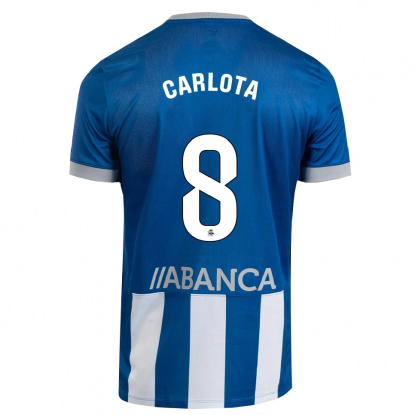 Danxen Kinder Carlota Sánchez #8 Blau Grau Weiß Heimtrikot Trikot 2026/27 T-Shirt Österreich