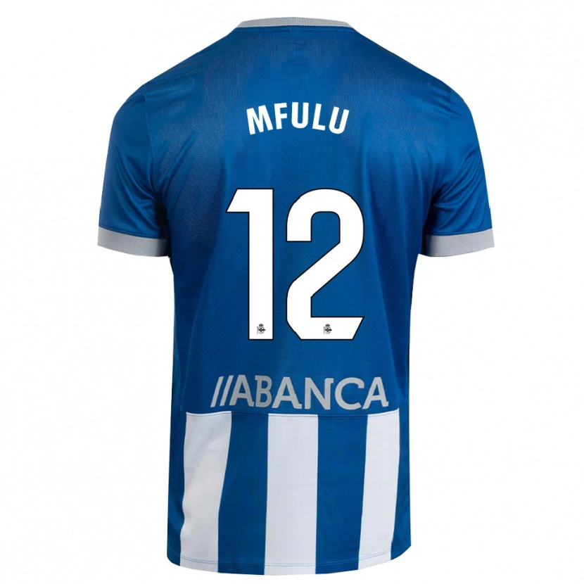 Danxen Kinder Nuke Mfulu #12 Blau Grau Weiß Heimtrikot Trikot 2026/27 T-Shirt Österreich