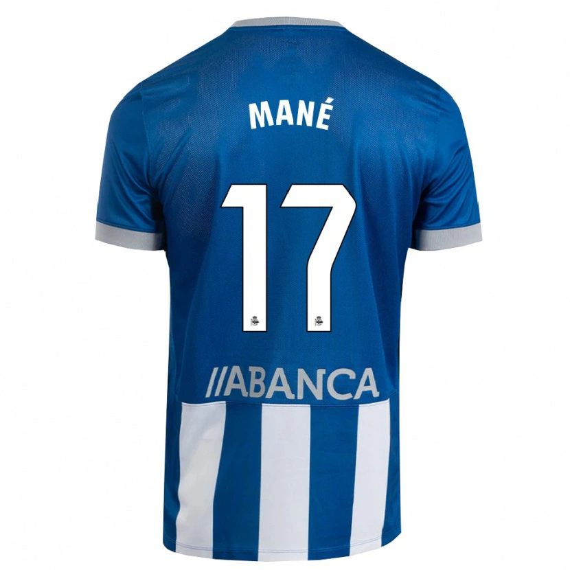 Danxen Kinder Alioune Mané #17 Blau Grau Weiß Heimtrikot Trikot 2026/27 T-Shirt Österreich