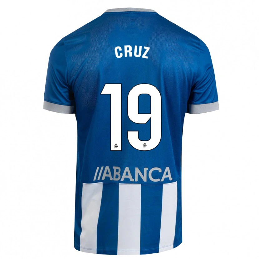 Danxen Kinder Luismi Cruz #19 Blau Grau Weiß Heimtrikot Trikot 2026/27 T-Shirt Österreich