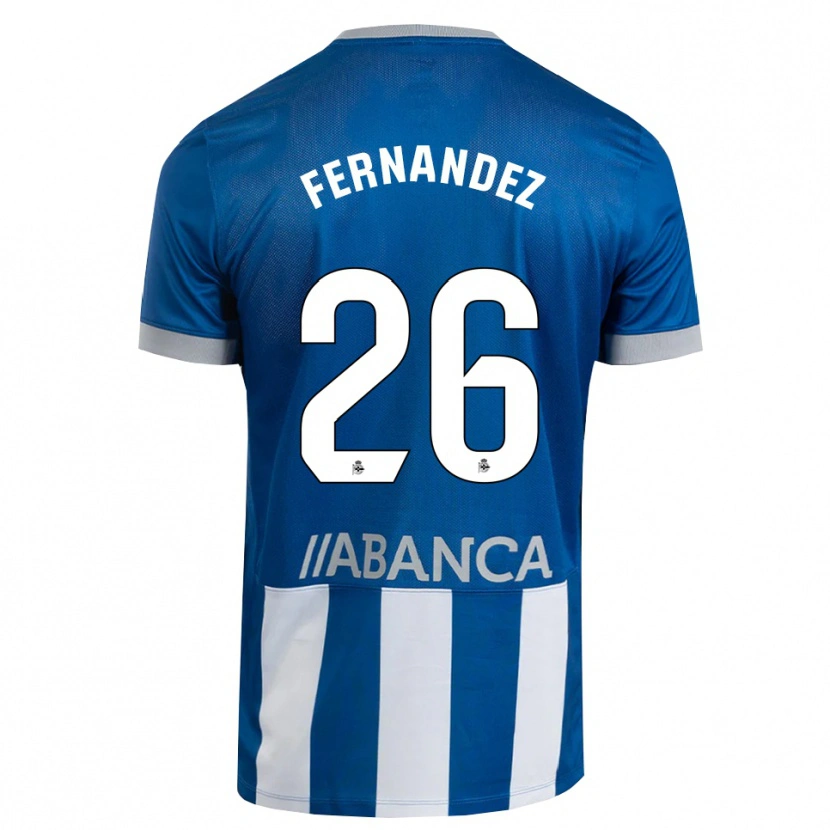 Danxen Kinder Samu Fernández #26 Blau Grau Weiß Heimtrikot Trikot 2026/27 T-Shirt Österreich