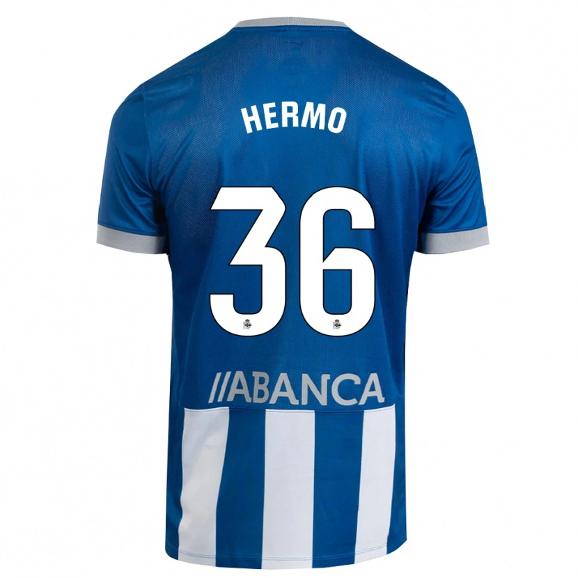 Danxen Kinder Mario Hermo #36 Blau Grau Weiß Heimtrikot Trikot 2026/27 T-Shirt Österreich