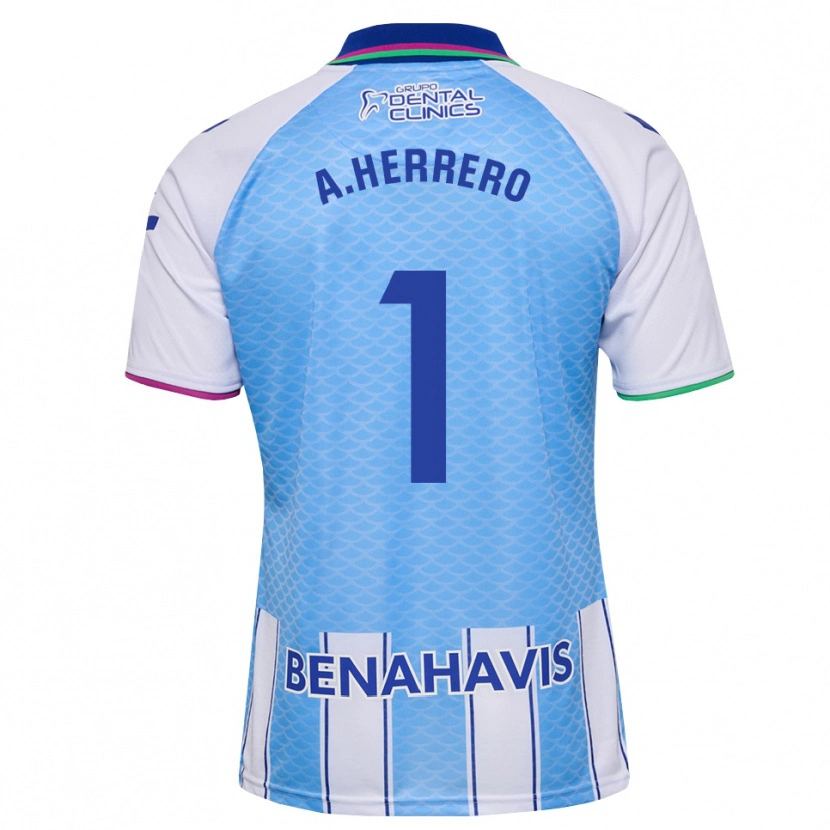 Danxen Kinder Alfonso Herrero #1 Tief Himmelblau Weiß Heimtrikot Trikot 2026/27 T-Shirt Österreich
