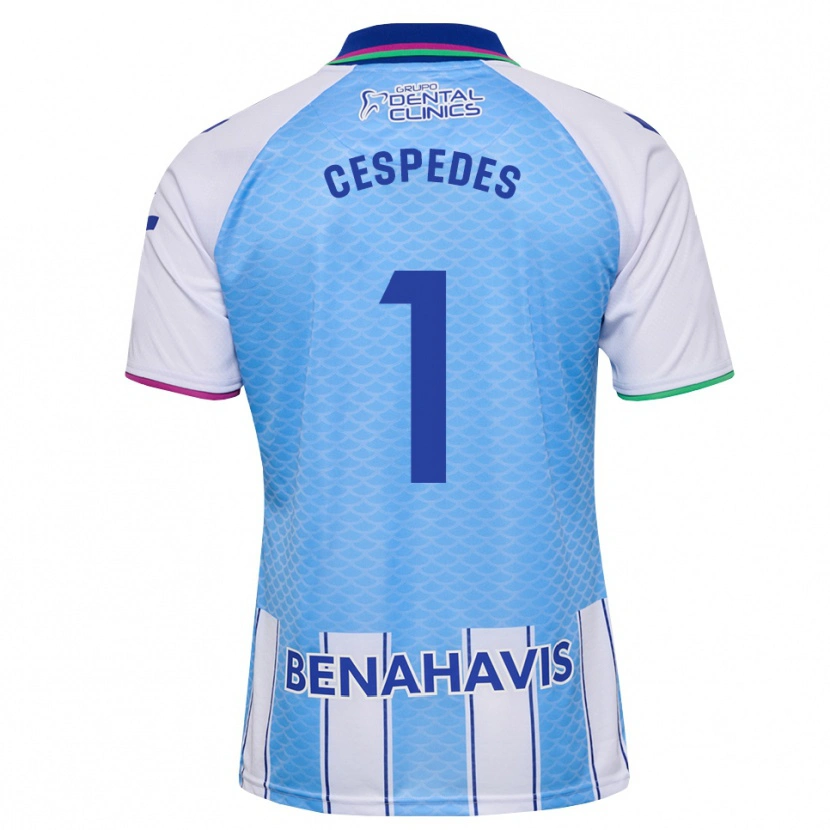 Danxen Kinder Andrés Céspedes #1 Tief Himmelblau Weiß Heimtrikot Trikot 2026/27 T-Shirt Österreich