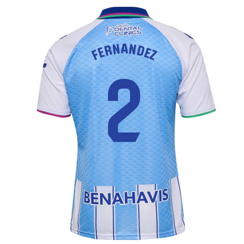 Danxen Kinder Aron Neqach Fernández #2 Tief Himmelblau Weiß Heimtrikot Trikot 2026/27 T-Shirt Österreich