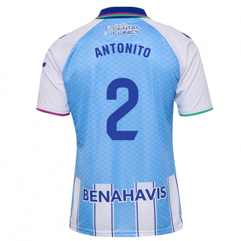 Danxen Kinder Antoñito #2 Tief Himmelblau Weiß Heimtrikot Trikot 2026/27 T-Shirt Österreich
