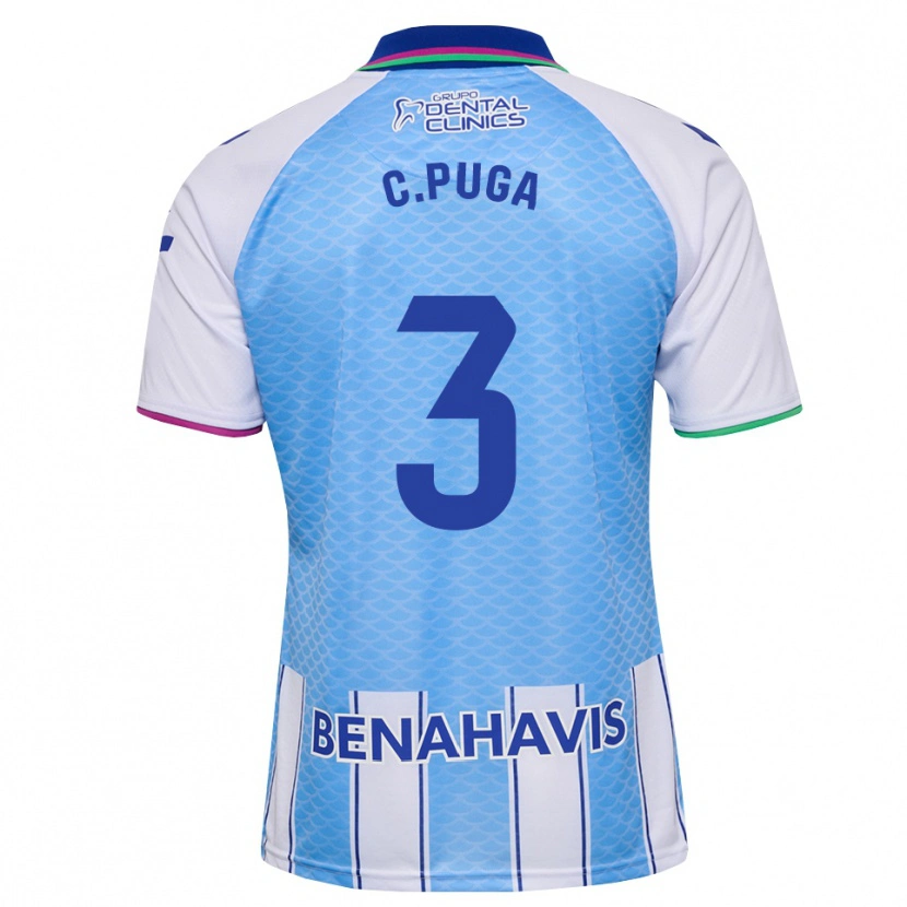 Danxen Kinder Carlos Puga #3 Tief Himmelblau Weiß Heimtrikot Trikot 2026/27 T-Shirt Österreich