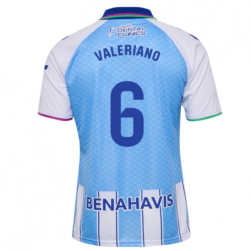 Danxen Kinder Nerea Valeriano Martínez #6 Tief Himmelblau Weiß Heimtrikot Trikot 2026/27 T-Shirt Österreich