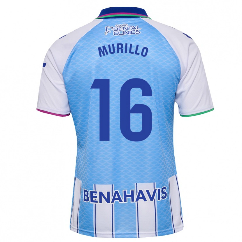 Danxen Kinder Diego Murillo #16 Tief Himmelblau Weiß Heimtrikot Trikot 2026/27 T-Shirt Österreich