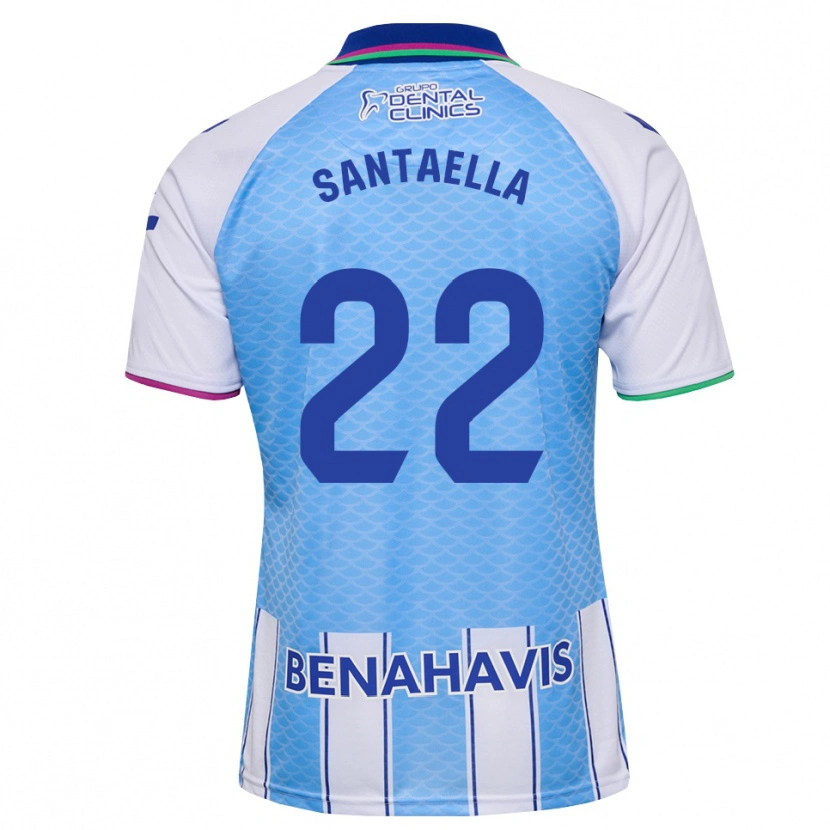 Danxen Kinder Miguel Santaella #22 Tief Himmelblau Weiß Heimtrikot Trikot 2026/27 T-Shirt Österreich
