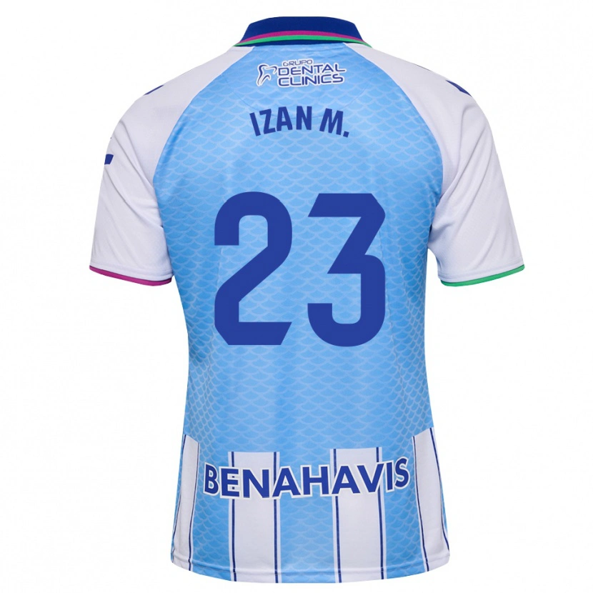 Danxen Kinder Izan Merino #23 Tief Himmelblau Weiß Heimtrikot Trikot 2026/27 T-Shirt Österreich