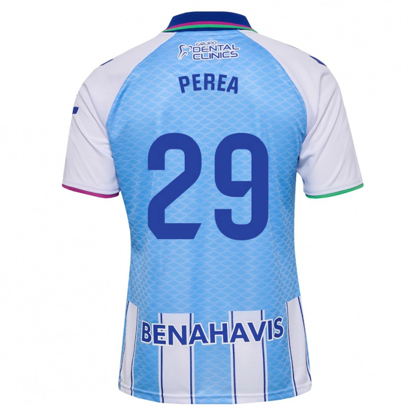 Danxen Kinder Gorka Perea #29 Tief Himmelblau Weiß Heimtrikot Trikot 2026/27 T-Shirt Österreich