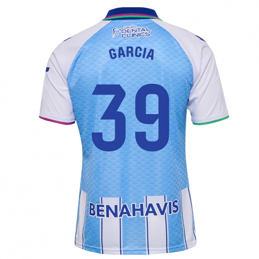 Danxen Kinder Claudia García #39 Tief Himmelblau Weiß Heimtrikot Trikot 2026/27 T-Shirt Österreich