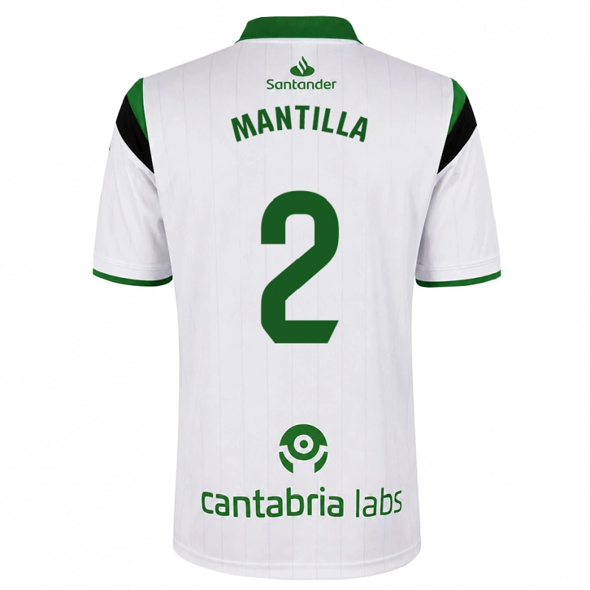 Danxen Kinder Álvaro Mantilla #2 Weißgrün Schwarz Heimtrikot Trikot 2026/27 T-Shirt Österreich