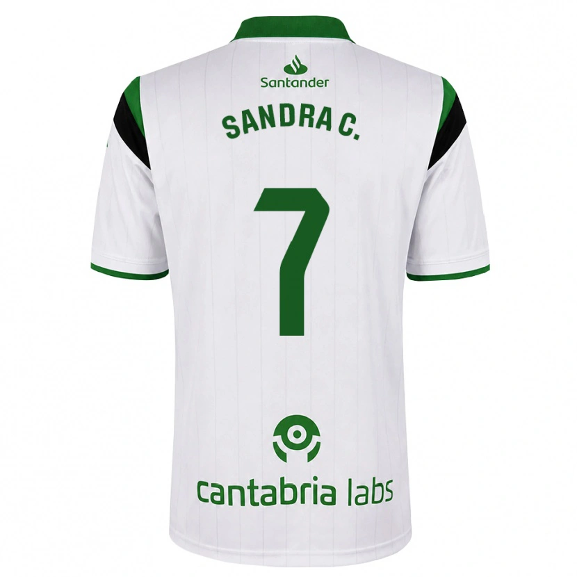 Danxen Kinder Sandra Calvo Pozo #7 Weißgrün Schwarz Heimtrikot Trikot 2026/27 T-Shirt Österreich