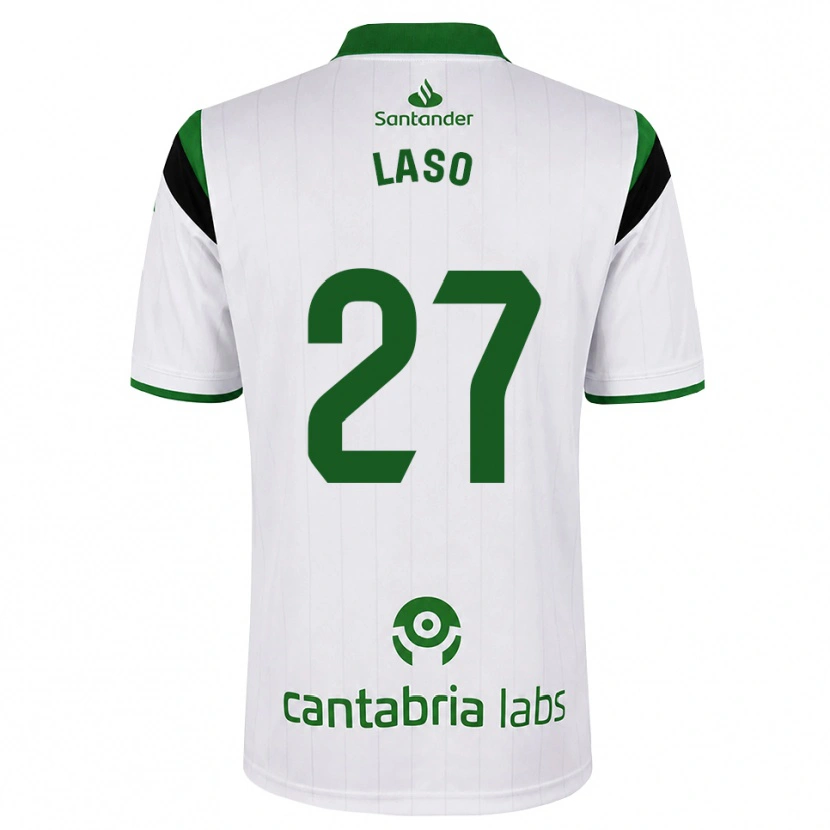 Danxen Kinder Alejandro Laso #27 Weißgrün Schwarz Heimtrikot Trikot 2026/27 T-Shirt Österreich