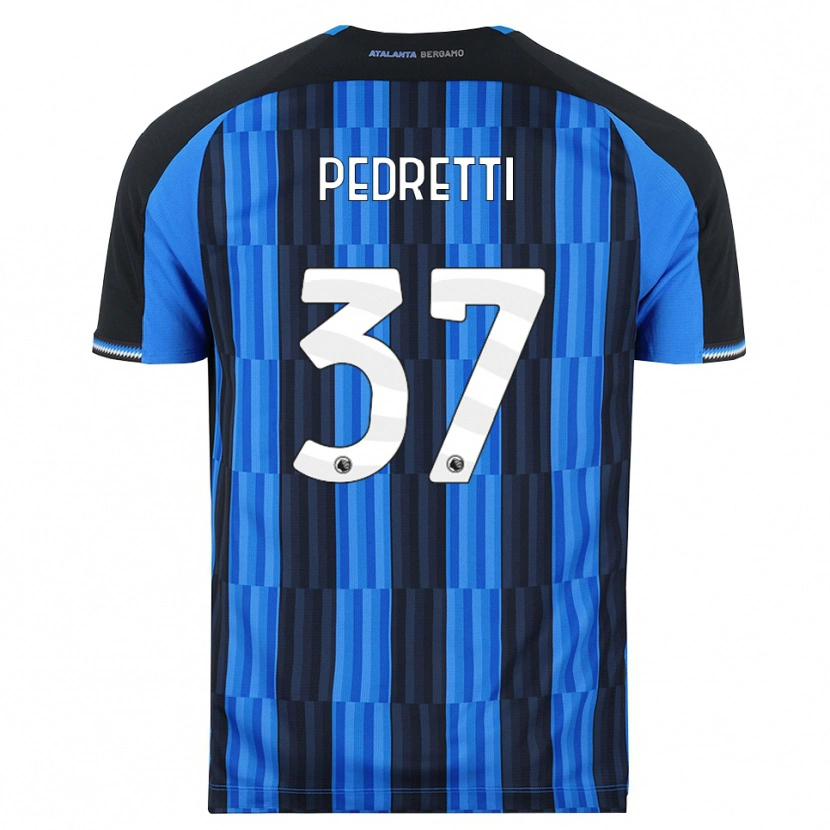 Danxen Kinder Mattia Pedretti #37 Blau Schwarz Rot Heimtrikot Trikot 2026/27 T-Shirt Österreich