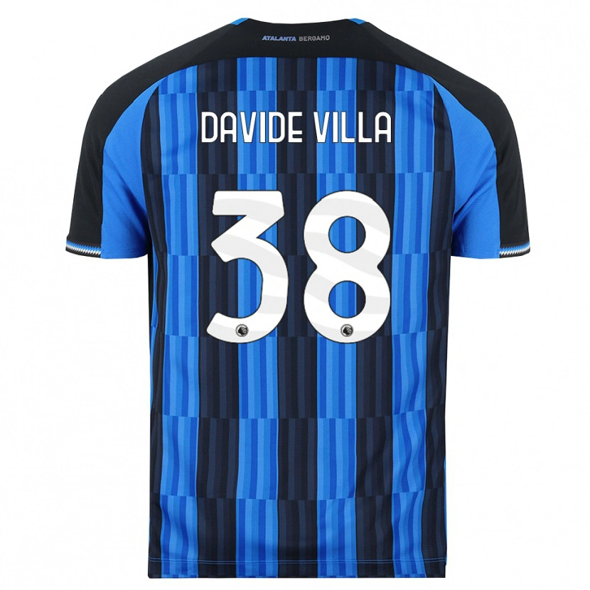 Danxen Kinder Matteo Davide Villa #38 Blau Schwarz Rot Heimtrikot Trikot 2026/27 T-Shirt Österreich