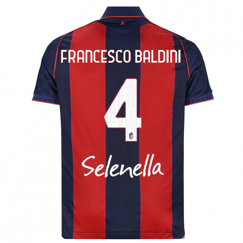 Danxen Kinder Giovanni Francesco Baldini #4 Königsblau Rot Weiß Heimtrikot Trikot 2026/27 T-Shirt Österreich