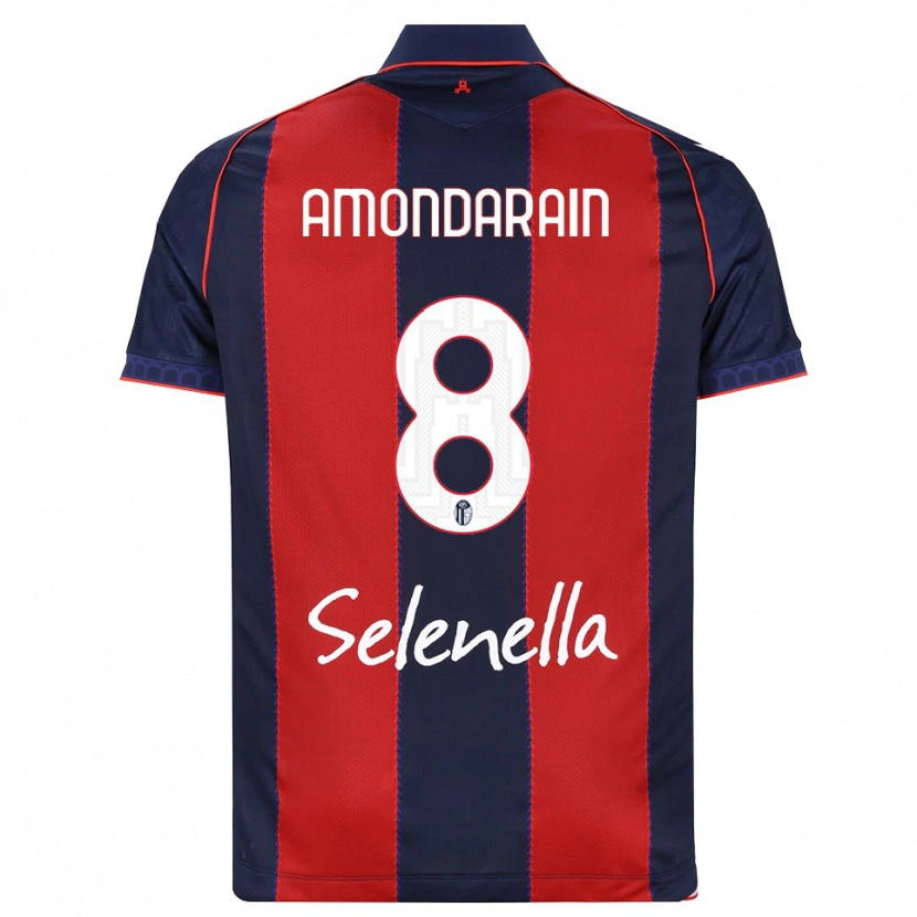 Danxen Kinder Mikel Amondarain #8 Königsblau Rot Weiß Heimtrikot Trikot 2026/27 T-Shirt Österreich