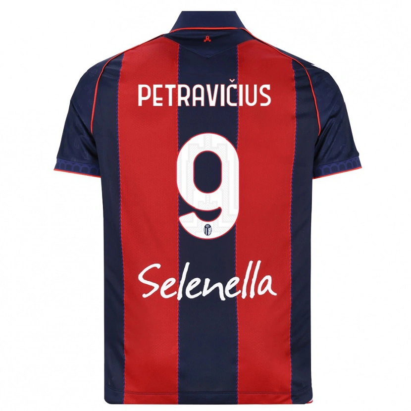 Danxen Kinder Joris Petravičius #9 Königsblau Rot Weiß Heimtrikot Trikot 2026/27 T-Shirt Österreich