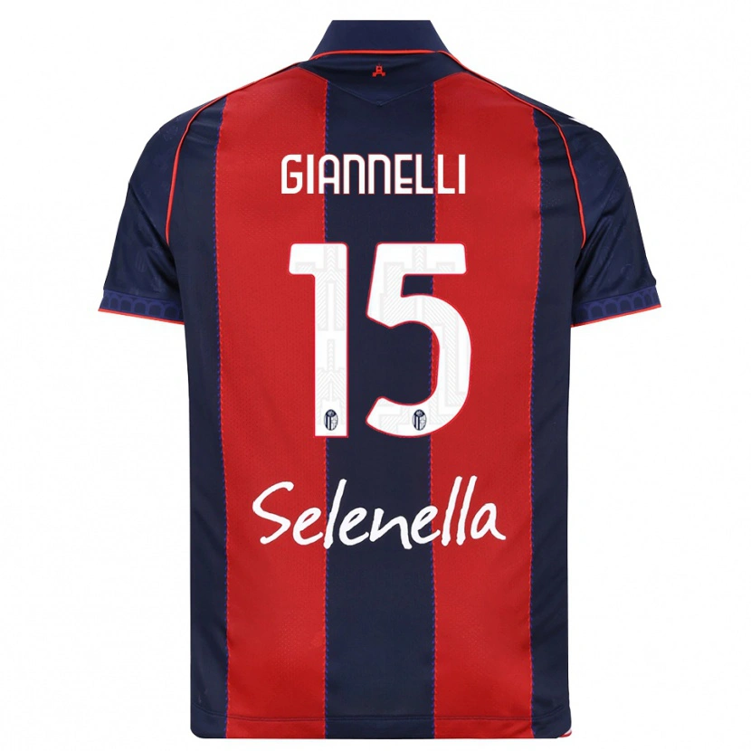 Danxen Kinder Davide Giannelli #15 Königsblau Rot Weiß Heimtrikot Trikot 2026/27 T-Shirt Österreich