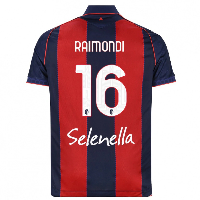 Danxen Kinder Edoardo Raimondi #16 Königsblau Rot Weiß Heimtrikot Trikot 2026/27 T-Shirt Österreich