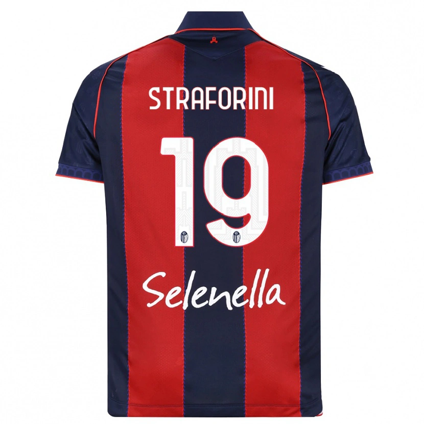 Danxen Kinder Rino Straforini #19 Königsblau Rot Weiß Heimtrikot Trikot 2026/27 T-Shirt Österreich