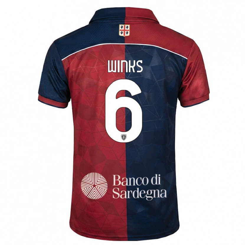 Danxen Kinder Harry Winks #6 Burgund Rot Königsblau Heimtrikot Trikot 2026/27 T-Shirt Österreich