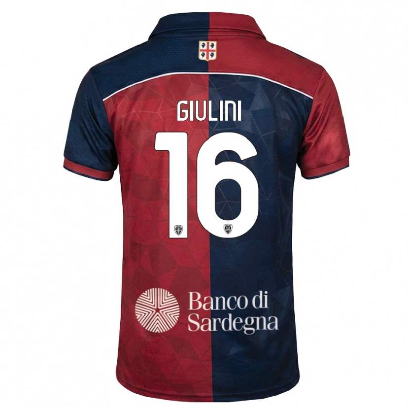Danxen Kinder Carlo Giulini #16 Burgund Rot Königsblau Heimtrikot Trikot 2026/27 T-Shirt Österreich