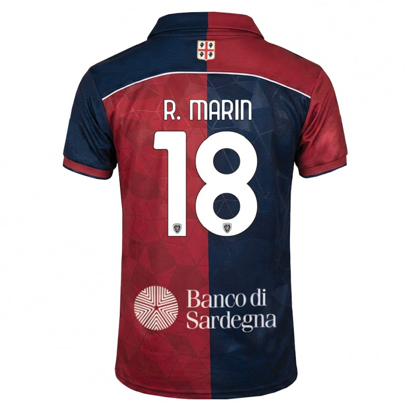 Danxen Kinder Răzvan Marin #18 Burgund Rot Königsblau Heimtrikot Trikot 2026/27 T-Shirt Österreich