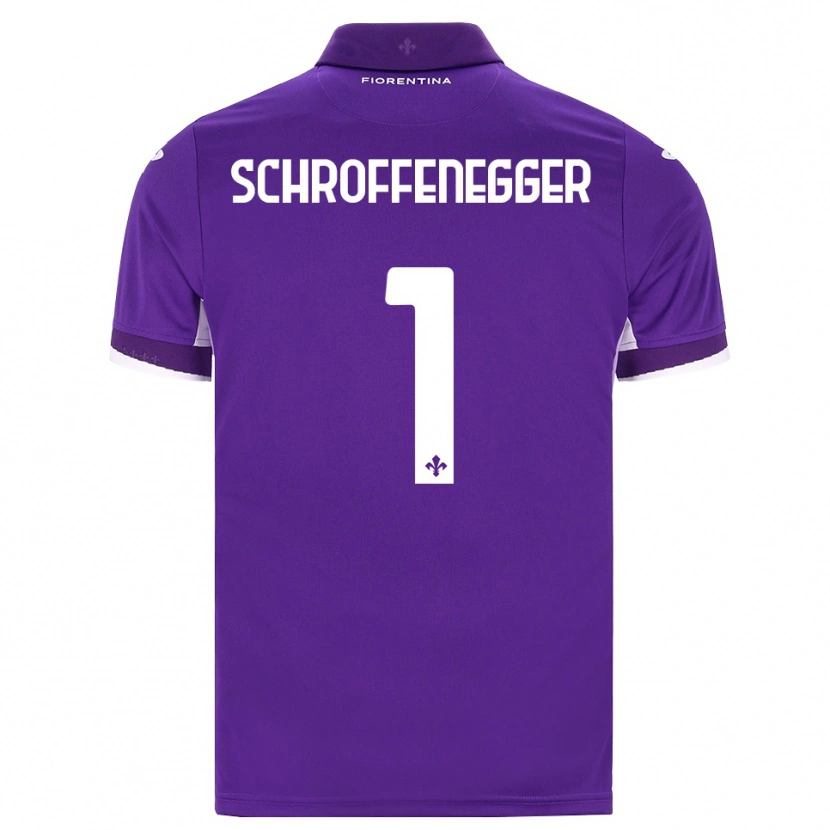 Danxen Kinder Katja Schroffenegger #1 Lila Weiß Pink Heimtrikot Trikot 2026/27 T-Shirt Österreich