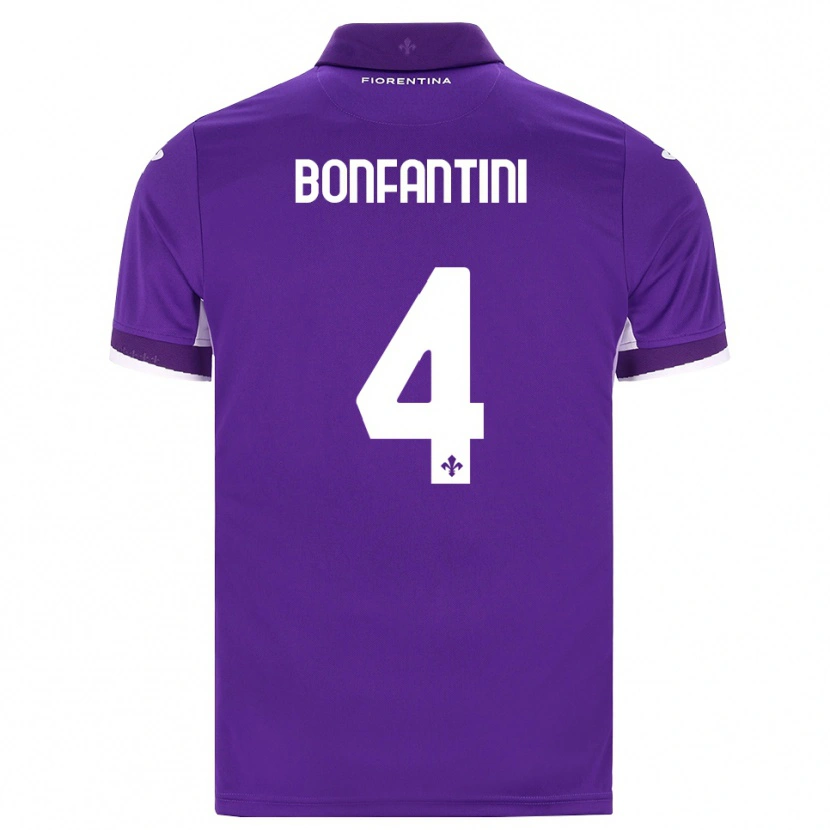 Danxen Kinder Agnese Bonfantini #4 Lila Weiß Pink Heimtrikot Trikot 2026/27 T-Shirt Österreich